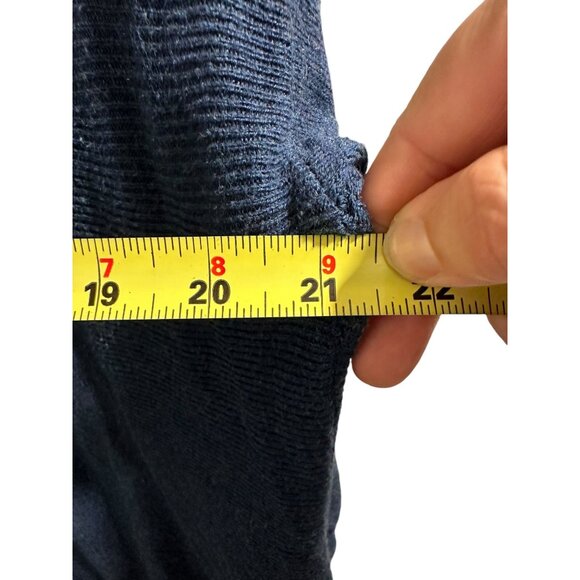 🍒 2/$20 🍒 Dark Turquoise Long Sleeve Sweater with Bow Design Down Back sz - Picture 9 of 10